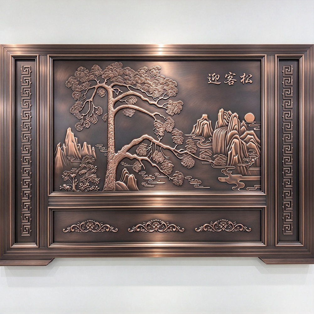 Fine Carved Aluminum Panel-02