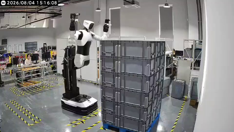 Agibot Humanoid Robot | Factory Logistics & Container Handling